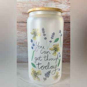 12 oz frosted tumbler